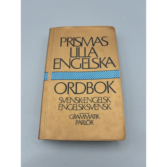 Other - Prismas engelska ordbok : Engelsk-svensk, svensk-engelsk :‎ Vintage 1989 Leather